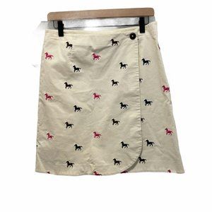 Lilly Pulitzer Well Bred Chandler Horse Wrap Skirt
